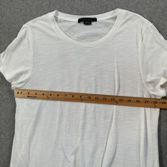 Social Standard by Sanctuary Knotted Hem Tee Shirt Women's XL White Short Sleeve - Picture 3 of 7